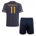 Billige Real Madrid Rodrygo Goes #11 Børnetøj Udebanetrøje til baby 2023-24 Kortærmet (+ korte bukser)